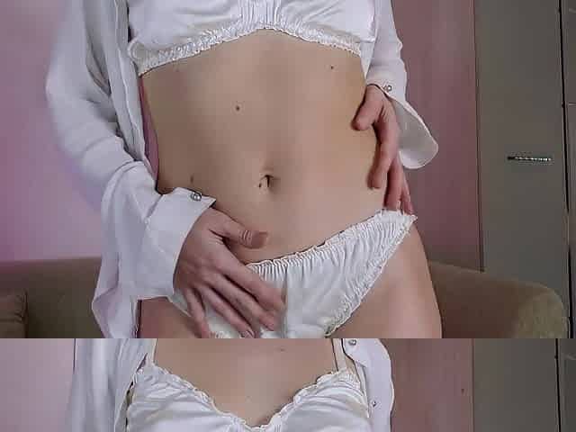 A pervert's fantasies of licking Nikky's abdomen button