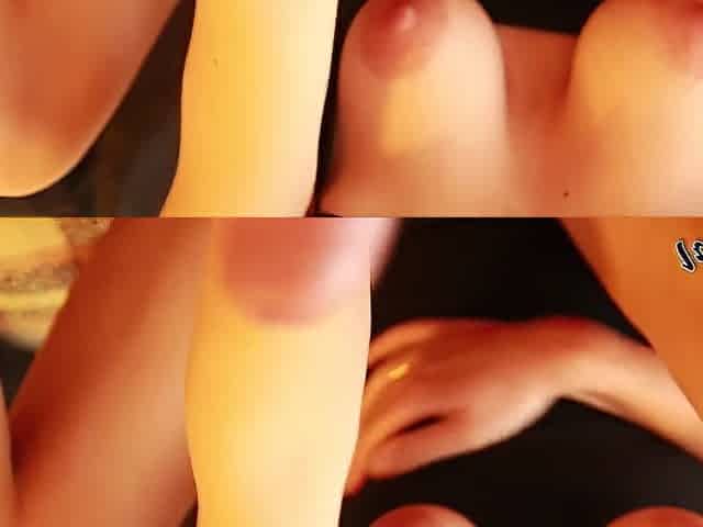 POV this babe clean my shlong after a fine ejaculation. tugjob