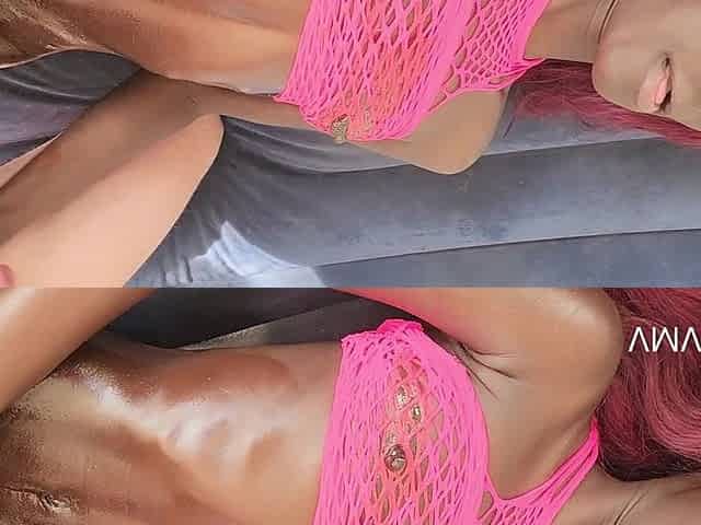 Oiled up My Hot Sudanese Friend