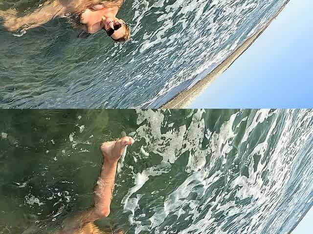 Wild Outdoor Extreme?! Amateur Wave Fuck Orgasm in the Middle of the Sea!