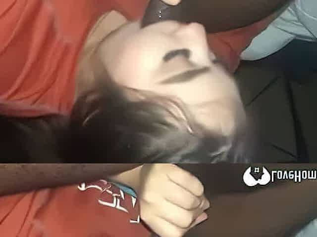 Beautiful chick likes to suck a black cock