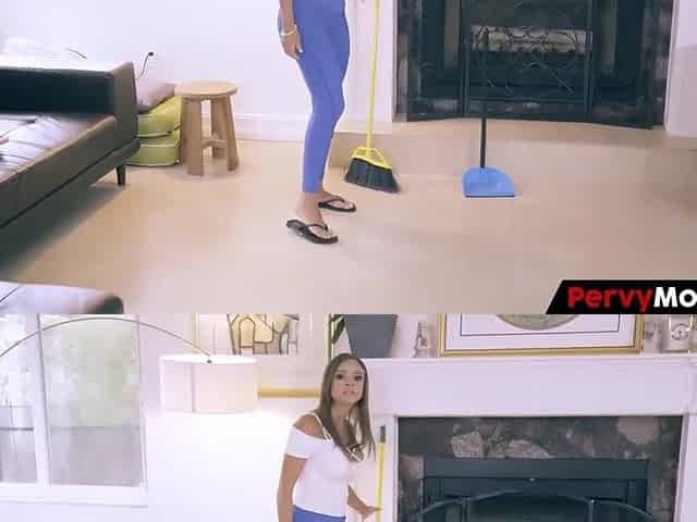 Large Butt Stepmother Worships her Vulgar Stepson