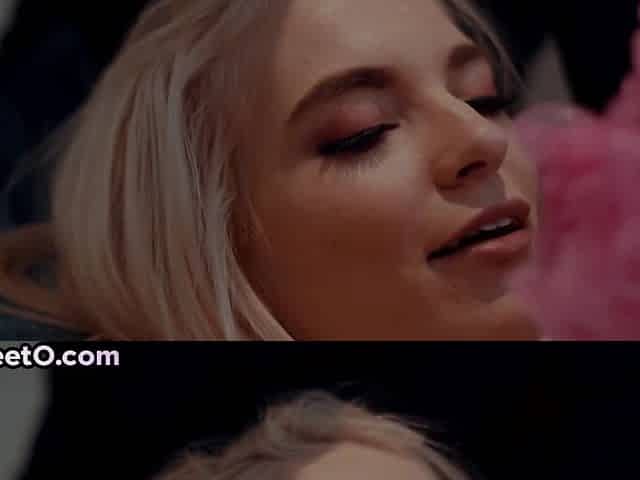 Beauty blonde babe doggystyled by her BF