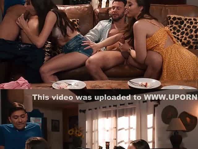 Seth Gamble, Selena Melissa And Melissa Stratton - Riding Big Cocks Side By Side
