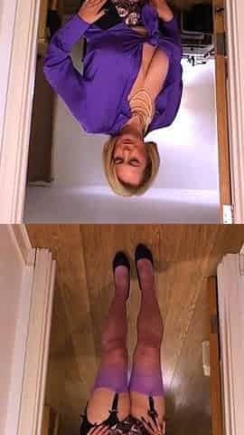 Sexy amateur mature blonde gives a great handjob at cum