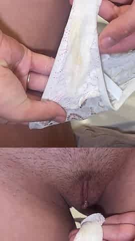 Pissing Compilation! Closeup of a Pussy and Dirty Pads! POV!