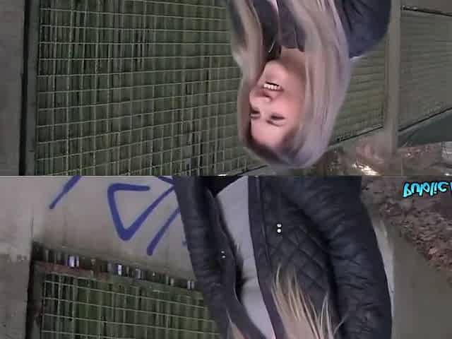 Public Sex - Painfully Cute Blonde Teen 18+ Gets Creamy Horny Having Sex Outdoors
