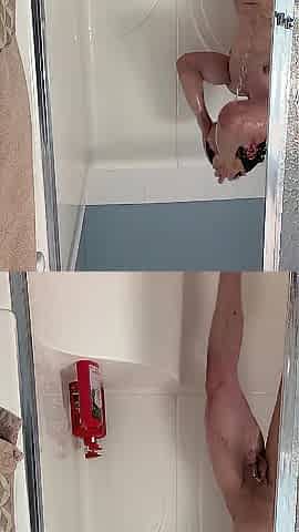 Shower time.