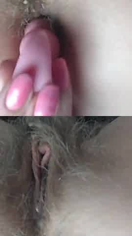 Very Close up Anal Play in Big Ass with Hairy Asshole