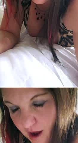 Big boobs milf masturbates with her dildo