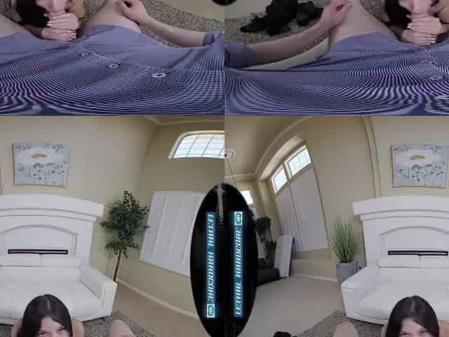 Large Tit Brunette hair Girl Drilled in VR