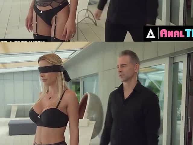 Perfect Beauty In Lingerie Gets Hard Dp - Kristof Cale And Shalina Devine