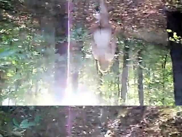 Redhead Amateur Shows Off Her Big Booty in the Forest