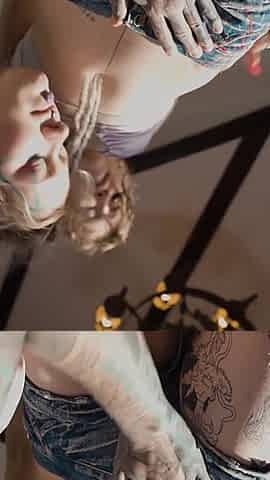 Tattoo Lesbians Anal Extreme - Anuskatzz Squirt All Over Eden Ivy - Toys, Gapes, ATM