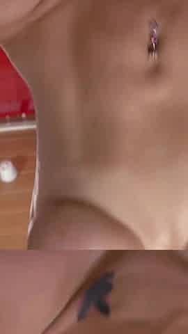 Sexy German blonde wife takes 2 peckers in her both holes