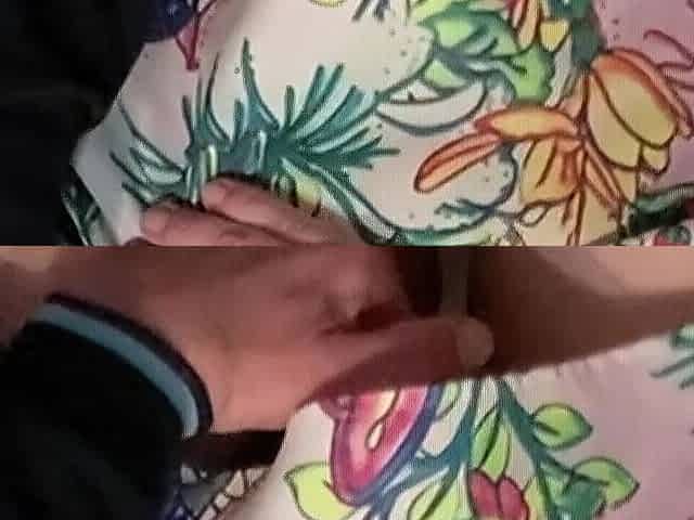 Dream! Real Stranger Rubbing Consummate Pink Twat in Subway
