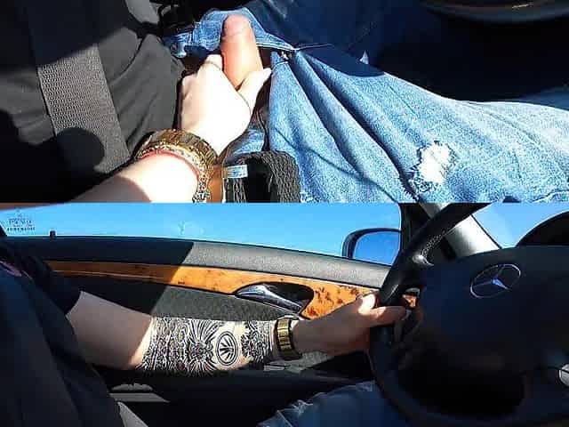 I made Him CUM Whilst That guy Driving EJACULATION And Precious Feeling !!
