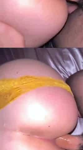 Raw POV anal sex pounding her big white ass doggystyle