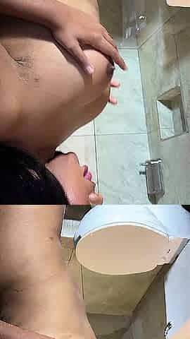Taking shower after i get screwed by my boyfriend