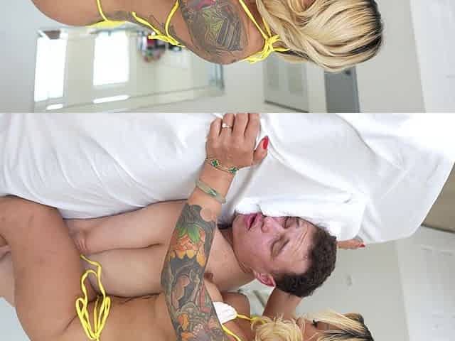 Victoria's Bikini Massage W/ Busty MILF Victoria Liu
