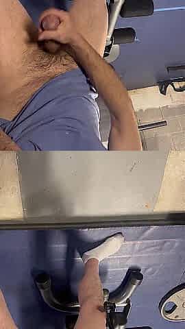 Gym mirror cum discharged