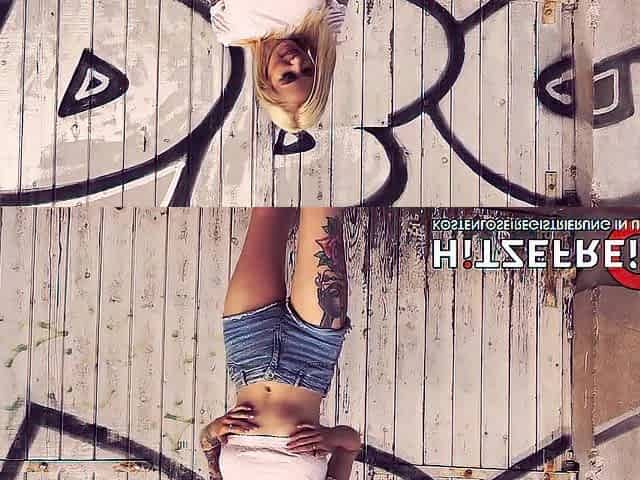 Risky Outdoor Sex with Hawt Blond Russian Teen