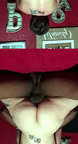 Tight ass brunette amateur Angel Hott