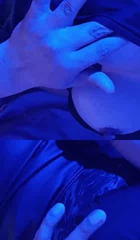 Hot Latina MILF Under Blue Light Gets Oral Sex, Dildo Masturbation and Juicy Fluids with Orgasms