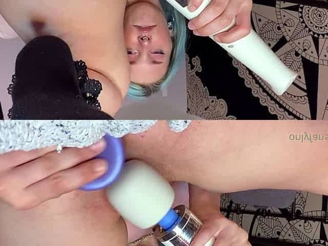 Girls Out West Amateur double toy masturbation