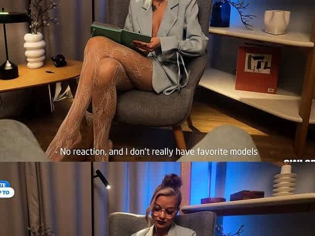 The horny sexologist with a pretty face helps me out with