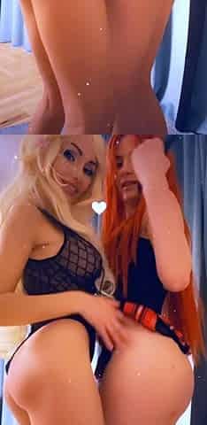 Sexy Blonde Babe With Big Boobs Strips Bra