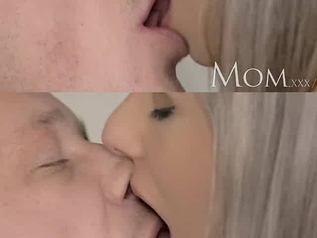 MAMMA Blond mother i'd like to fuck needs to smack some after dinner meat