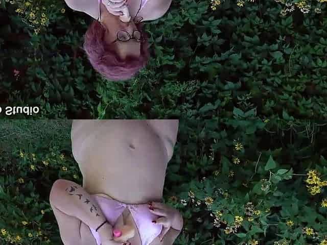 overweight older public butt banged