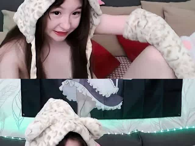 Amateur Webcam Cute Teen Plays Solo with Big
