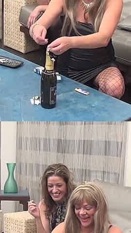 Four Horny Old & Young Ladies Share One Lucky Guy's Cock