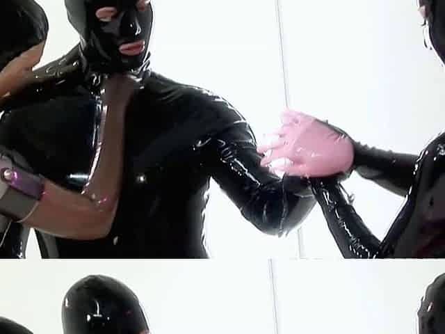 Fetish strapon glam euro lesbians get wam hot bukkake