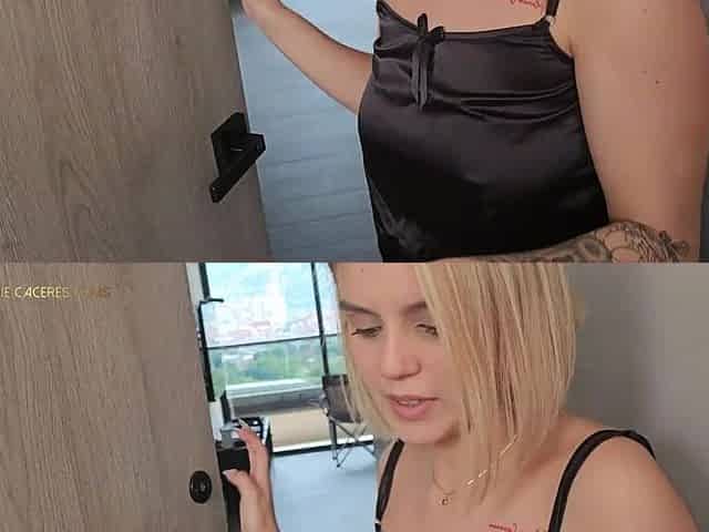 Melanie Caceres's doxy screws her delivery guy with a giant thick shlong - Nick Jowel