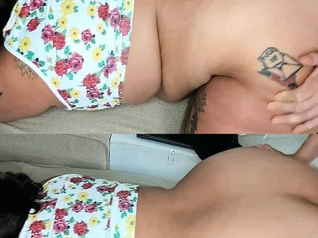 Tight ass amateur mature sucking and fucking outdoors