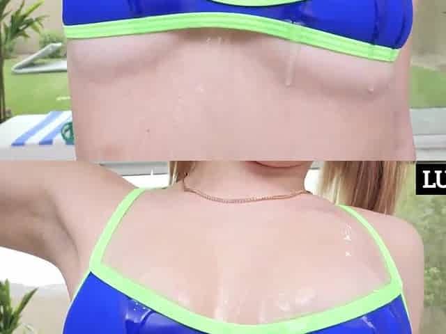 Becky Summer Gets Her Vagina Doused In Oil And Cum