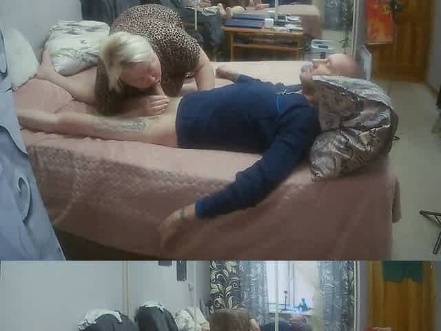 My Stepmom Interrupted My Hand Job, Gave Me a Deep Blowjob and Swallowed My Cum