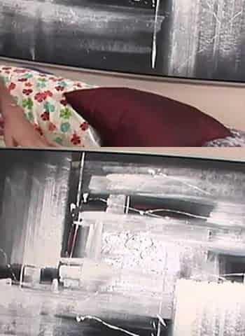 Brunette Amber Rayne fucking a big black cock with her ass