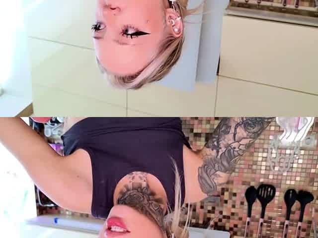 Horny Blonde In Solo Masturbation