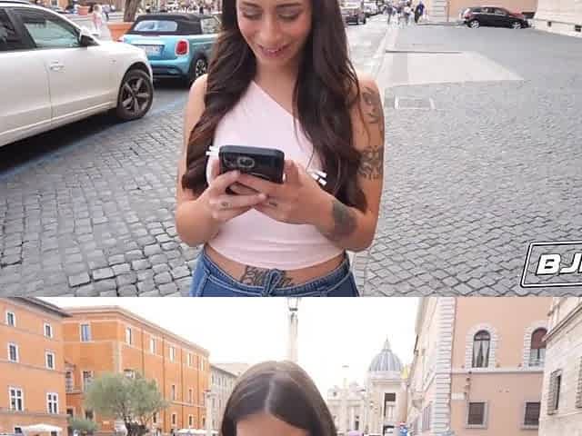 BJRAW Shy Silvia Soprano gets a facial