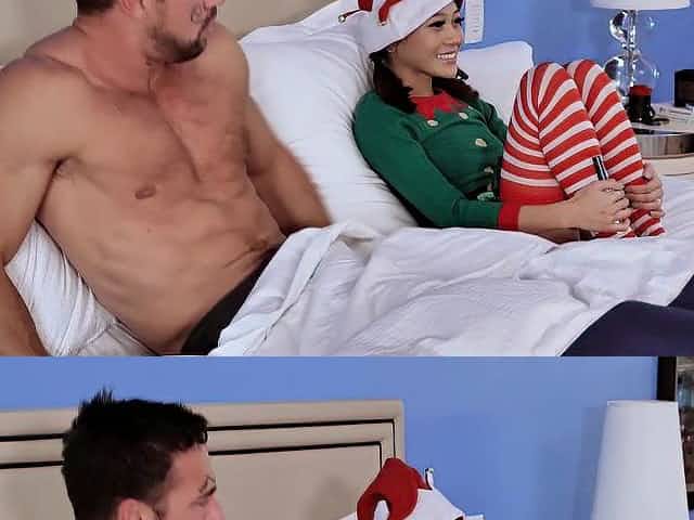 ExxxtraSmall - Asian Elf Fucked Hard By Santa