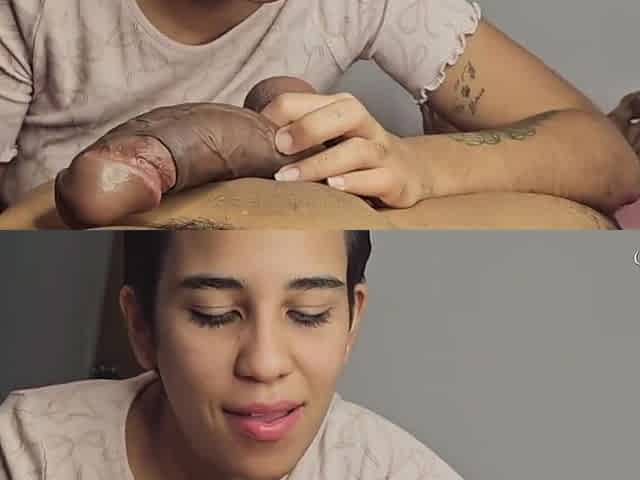 This Colombian Woman Really Knows How To Use Her Mouth To Suck It All The Way Down Her Throat