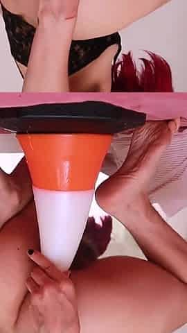 I Fucked a Traffic Cone Very Hard in My Ass