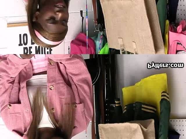 Mall cop dives unfathomable in black vagina after catching her stealing
