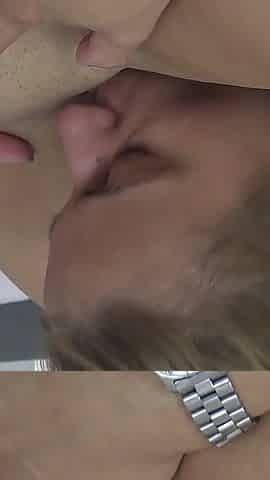 Blonde MILF and a Sexy Babe Hardcore Scissoring