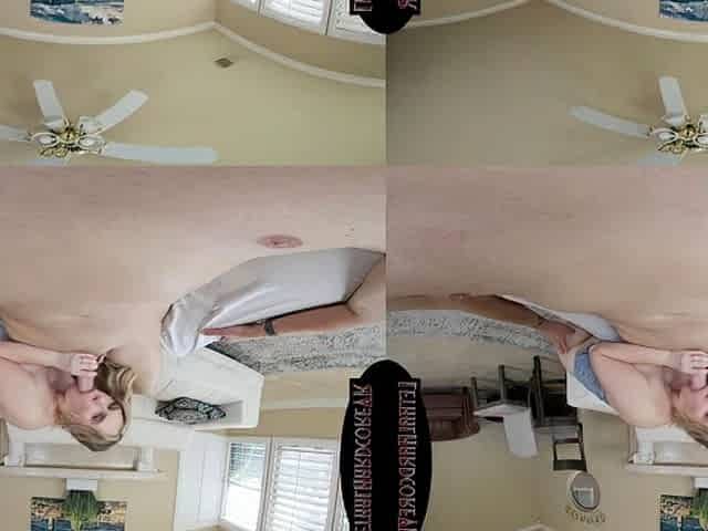 Sexy blonde has amazing curves