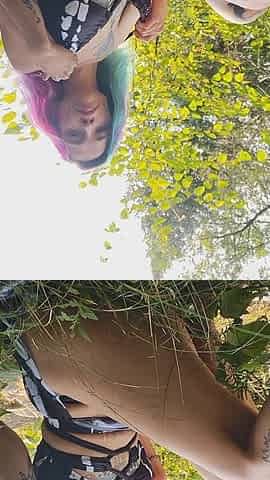 Outdoor Titty Tease
